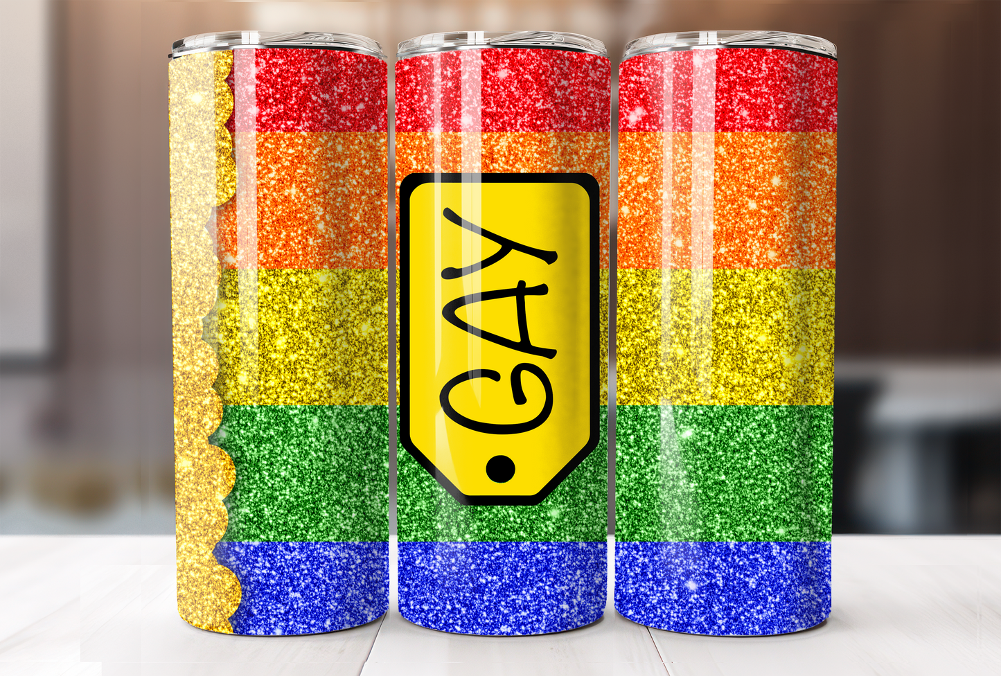 Price Is Right Name Tag GAY TUMBLER