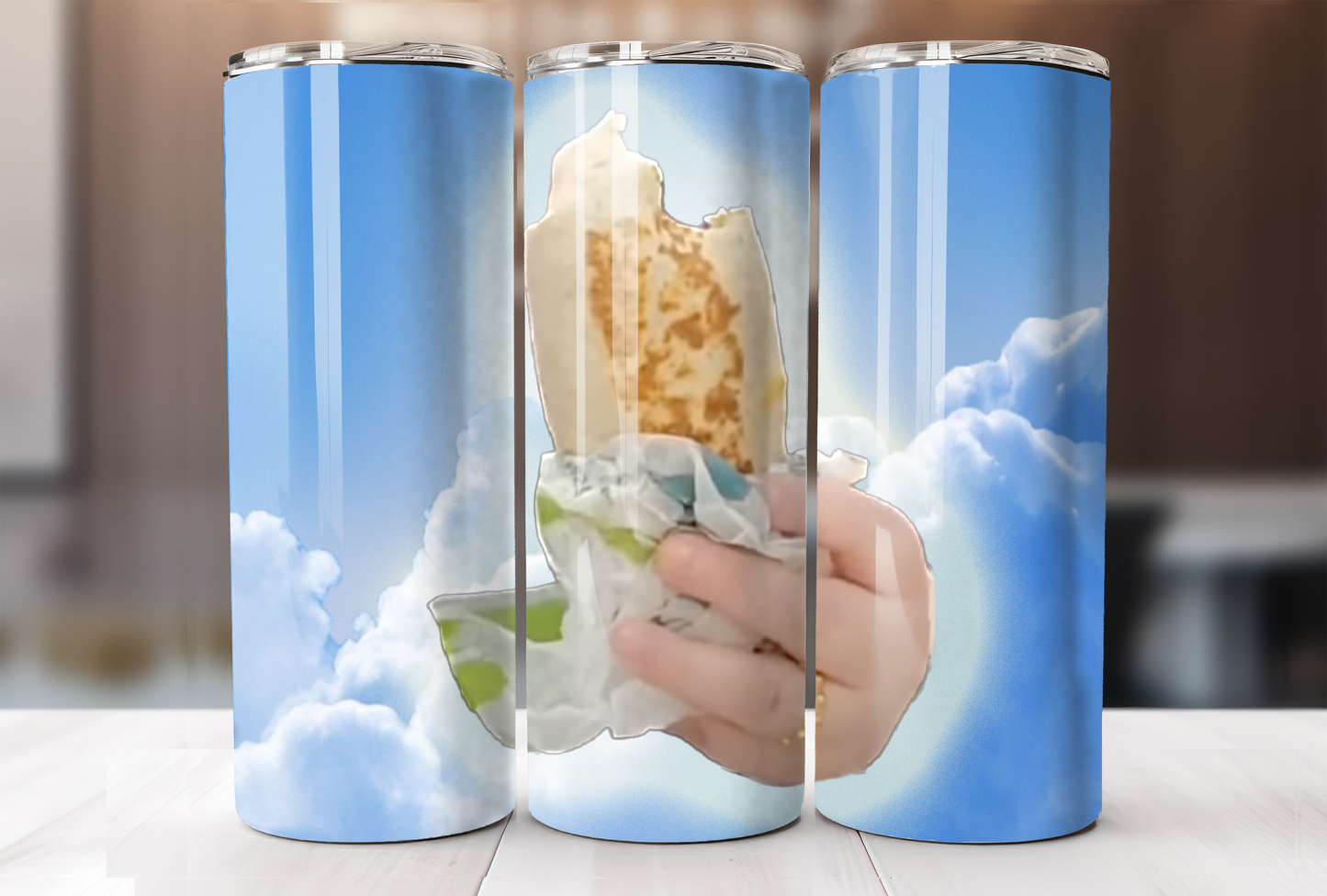 NaderJesus Burrito Prayer TUMBLER