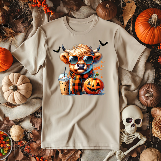 Halloween Highland Cow TShirt