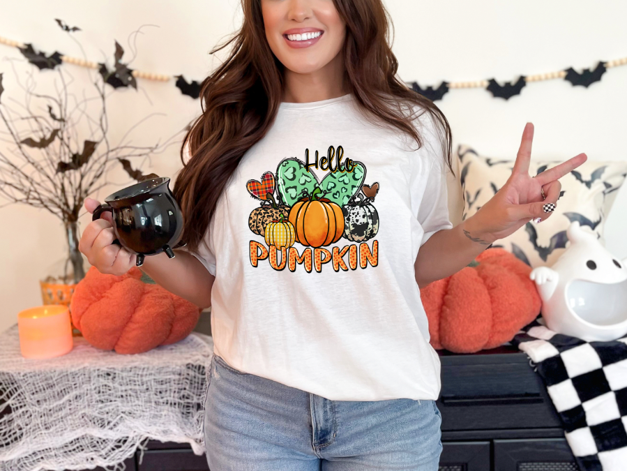 Halloween Hello Pumpkin TShirt